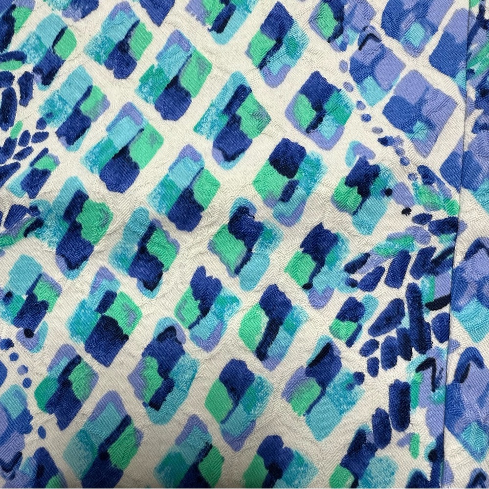 Lilly Pulitzer Kelly Skinny Blue Ankle Pant Resort White NWT - Picture 2 of 11